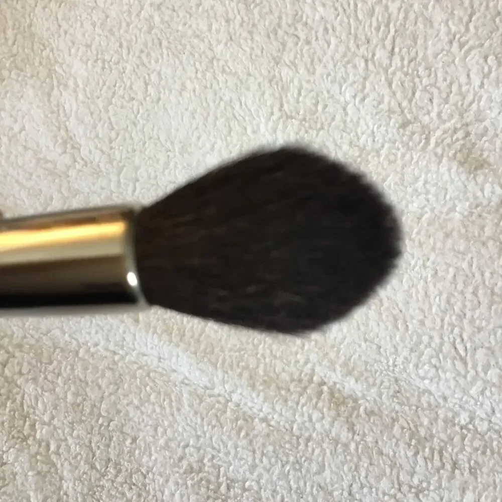 Trish McEvoy Clear Handle Blending Brush with Silver Ferrule